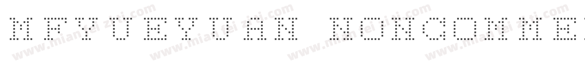 mfyueyuan noncommer字体转换